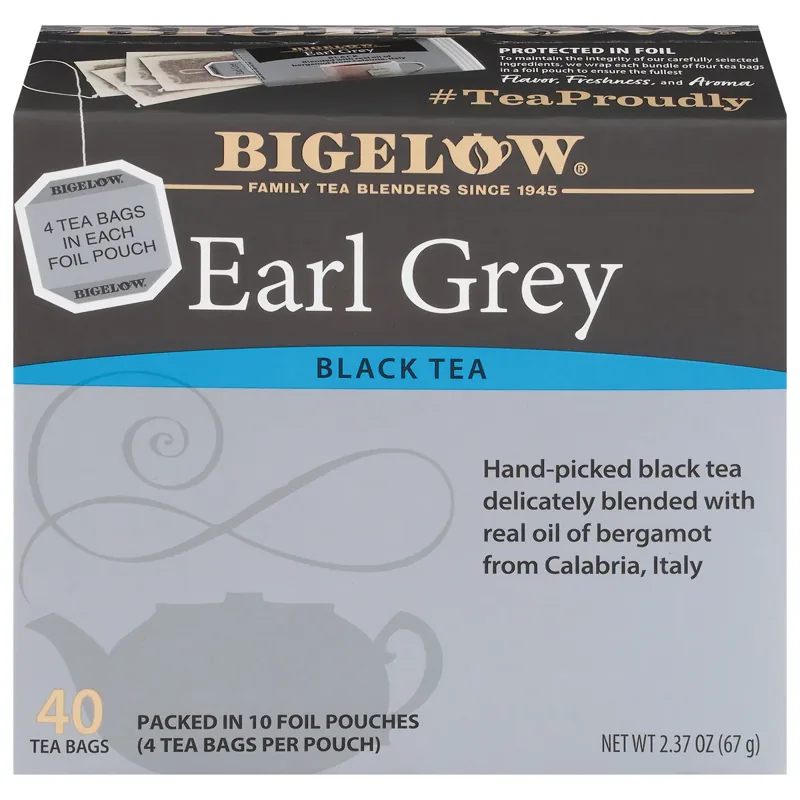 Bigelow Tea Earl Grey Black Tea 40 Count