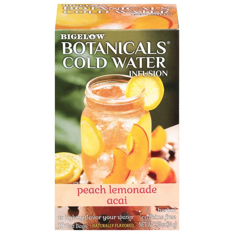 Bigelow Tea Peach Lemonade Acai Cold Water Infusion
