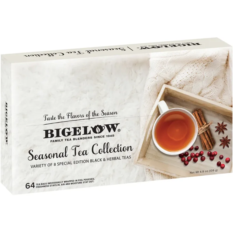 Bigelow Tea Seasonal Tea Variety Gift Box Buy 5 Get 1 Free