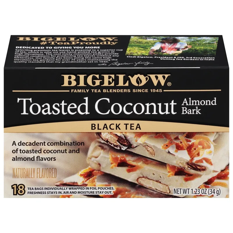 Bigelow Tea Toasted Coconut Almond Bark Black Tea
