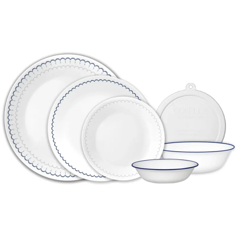 Corelle Caspian Lace 66-piece Dinnerware Set, Service for 12