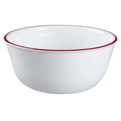 Corelle Red Banded 28-ounce Large Soup Bowl