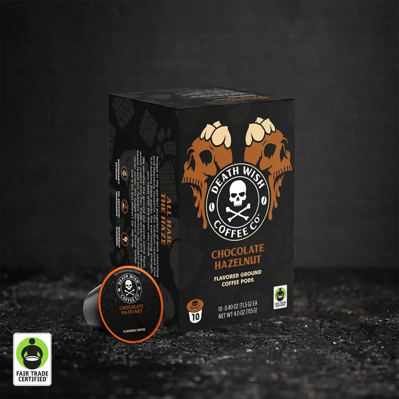 Death Wish Coffee Chocolate Hazelnut Single-Serve Pods