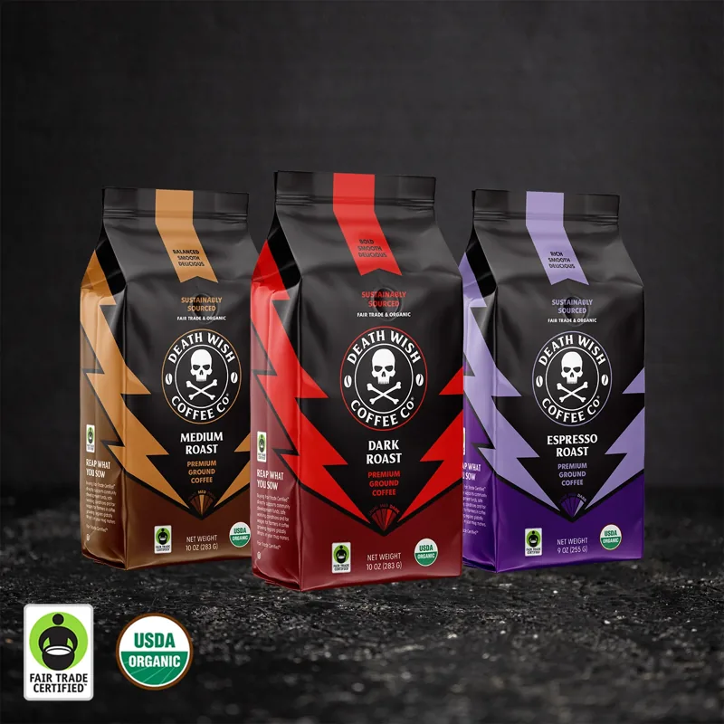 Death Wish Coffee Turn Up Trio Bundle