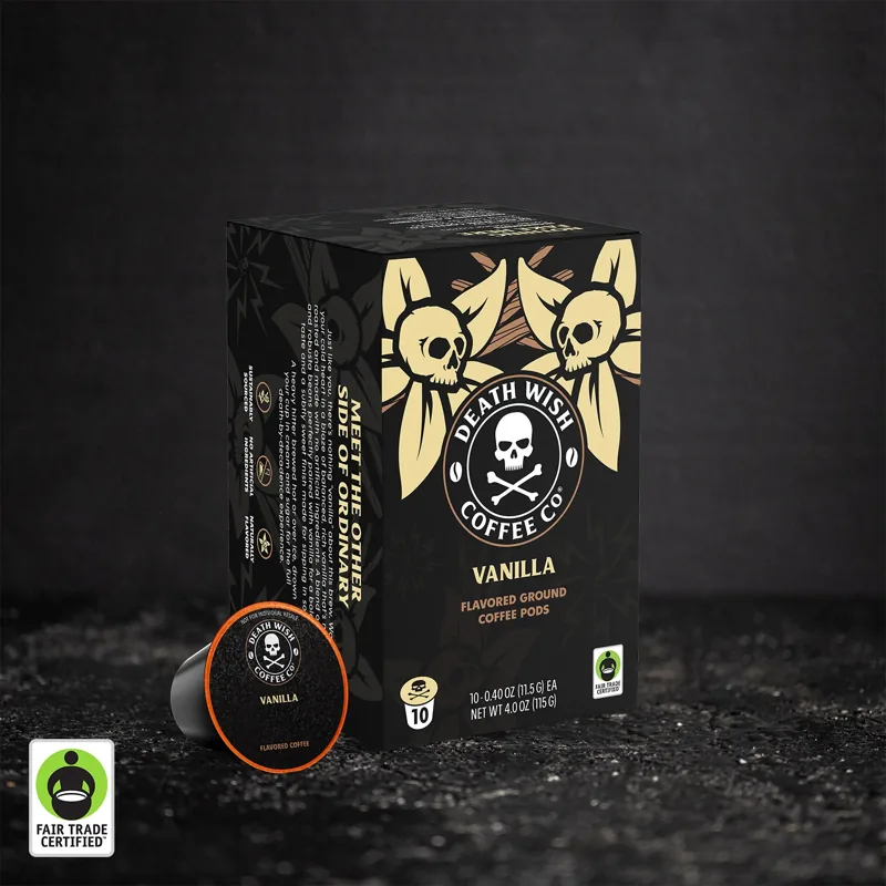 Death Wish Coffee Vanilla Single-Serve Pods