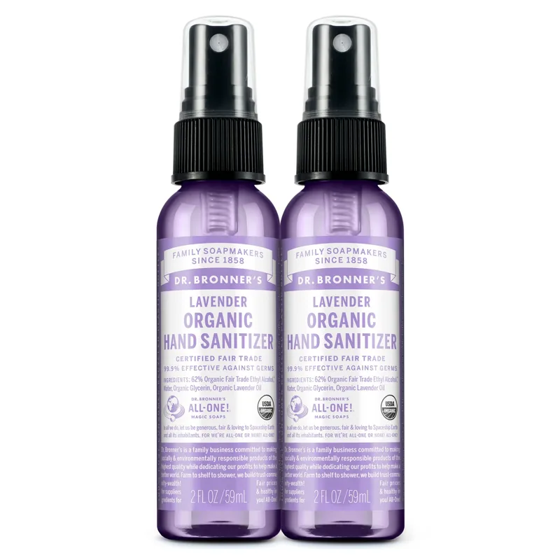 Dr. Bronner's Lavender - Hand Sanitizer 2-Pack
