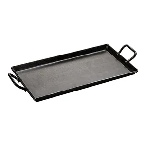 Lodge 18 x 10 Inch Seasoned Carbon Steel Griddle