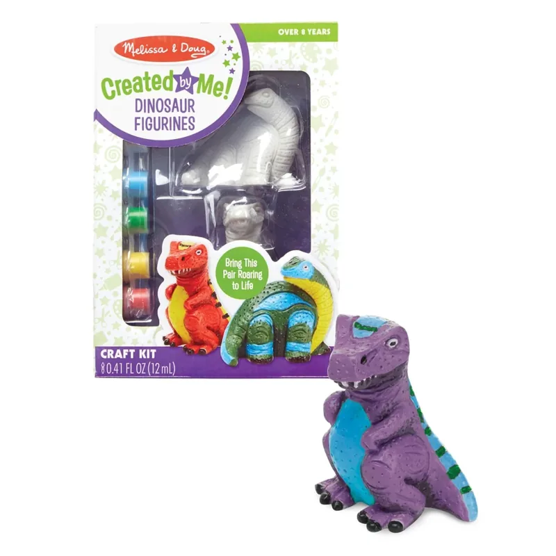 Melissa & Doug Created by Me! Dinosaur Figurines Craft Kit