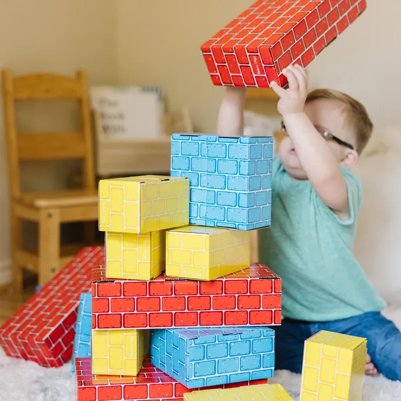 Melissa & Doug Deluxe Jumbo Cardboard Blocks - 40 Pieces