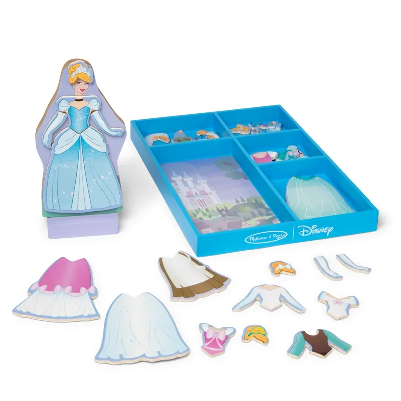 Melissa & Doug Disney Cinderella Wooden Magnetic Dress-Up