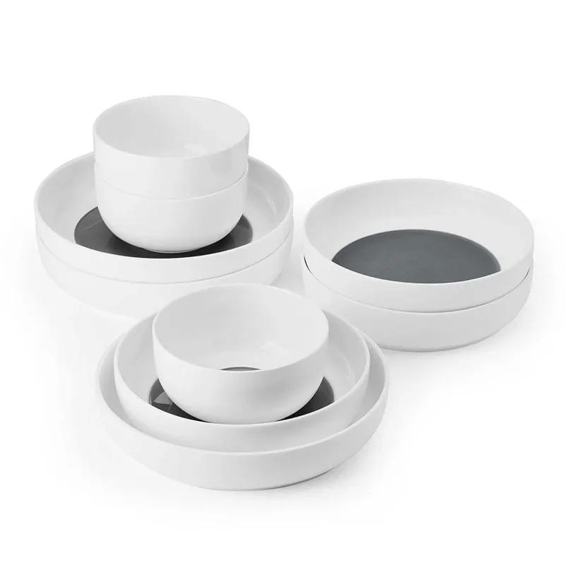 Mikasa Austyn 9 Piece Dinnerware Bowl Set, Service for 3