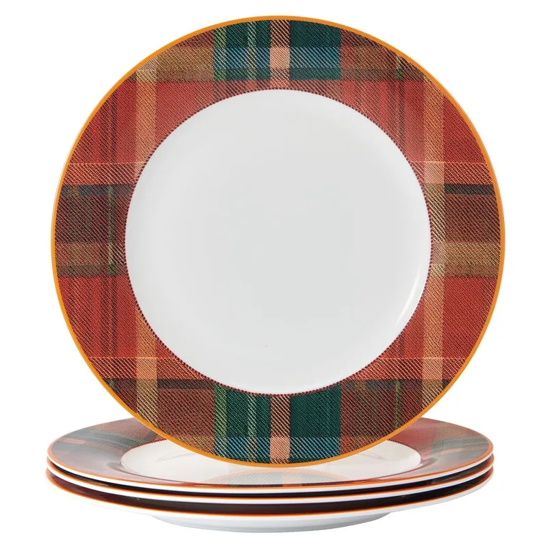 Mikasa Autumn Bloom Set of 4 Dinner Plates