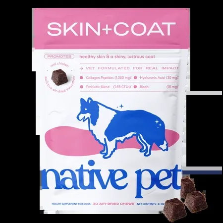 Native Pet SKIN+COAT CHEWS
