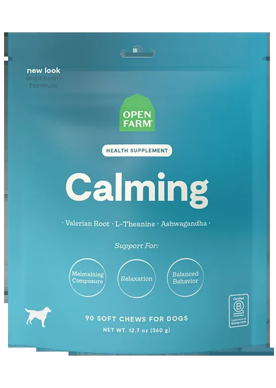 Open Farm Calming Supplement Chews for Dogs