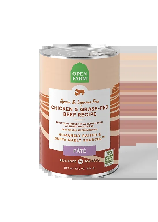 Open Farm Chicken & Grass-Fed Beef Pâté for Dogs