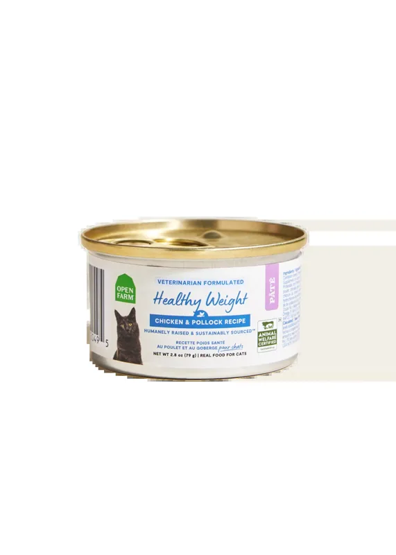 Open Farm Chicken & Pollock Healthy Weight Pâté for Cats