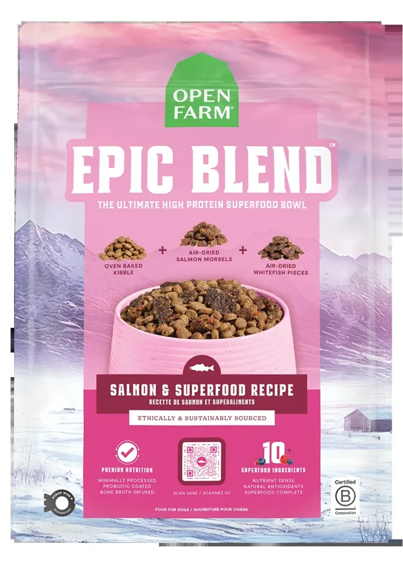 Open Farm Epic Blend Salmon & Superfood Dry Dog Food