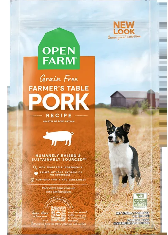 Open Farm Farmer's Table Pork Grain-Free Dog Kibble