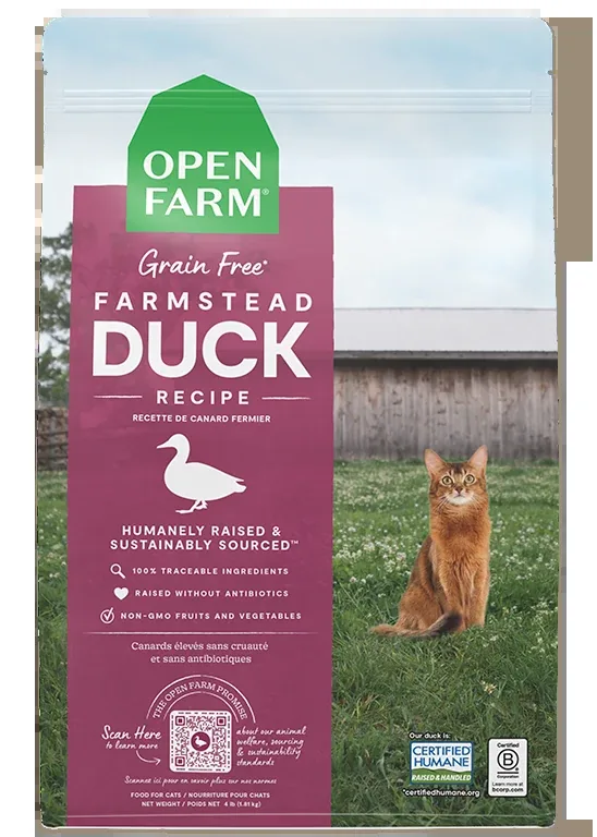 Open Farm Farmstead Duck Grain-Free Cat Kibble