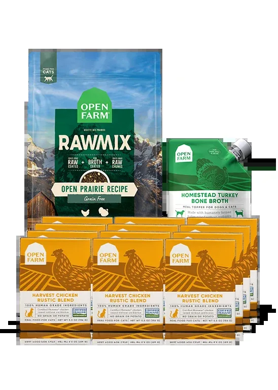 Open Farm Feline RawMix Plus Bundle