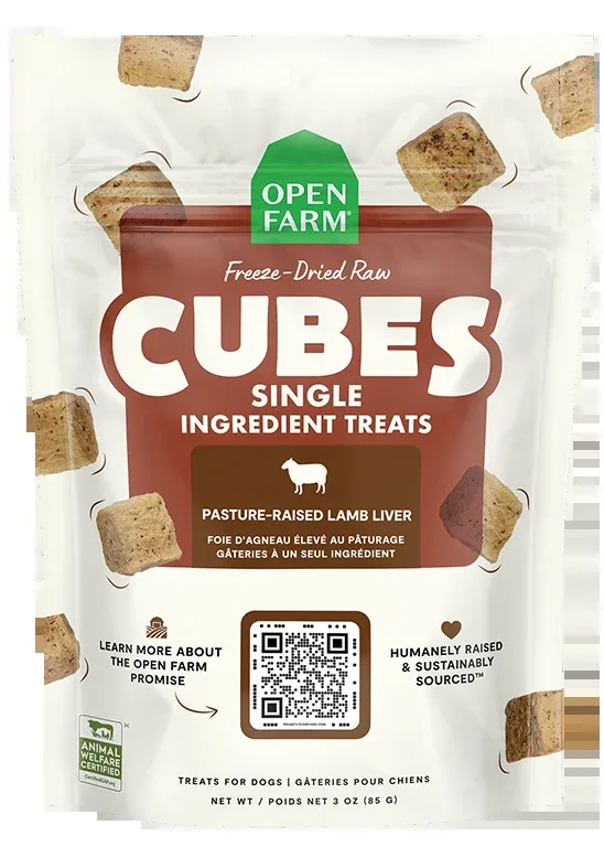 Open Farm Freeze Dried Raw Lamb Liver Treat