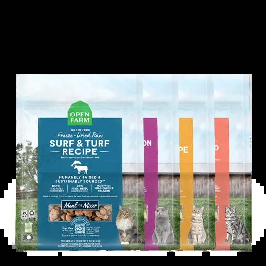 Open Farm Freeze Dried Raw Variety Pack for Cats