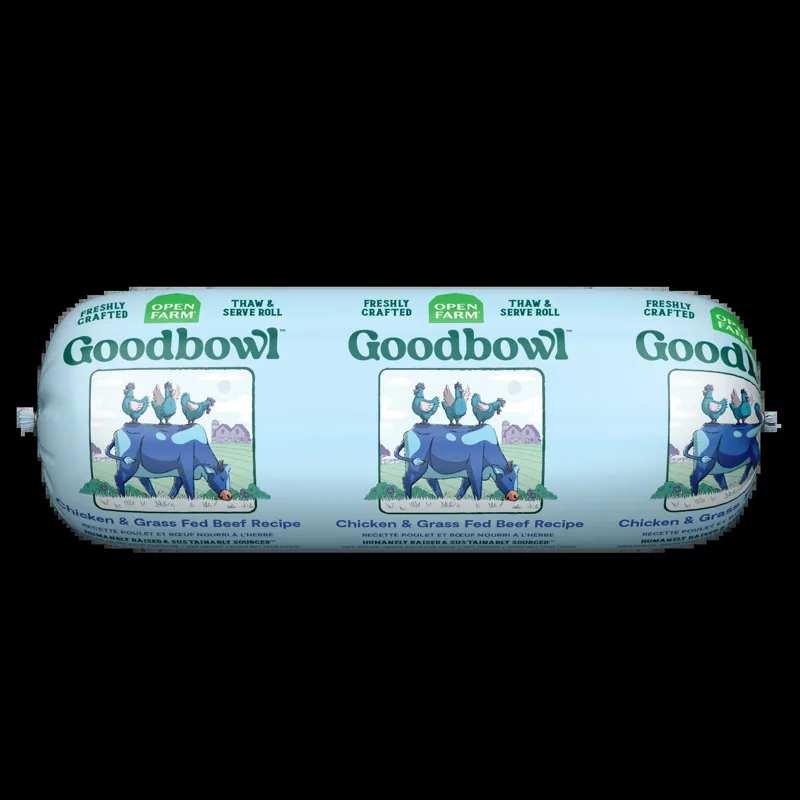 Open Farm Goodbowl Chicken & Grass-Fed Beef Freshly Crafted Roll for Dogs