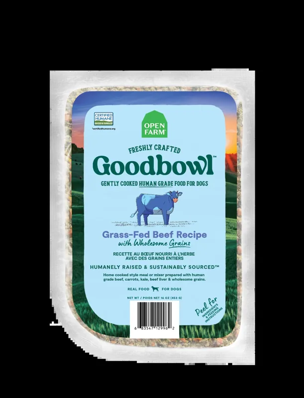 Open Farm Goodbowl Grass-Fed Beef Freshly Crafted Recipe