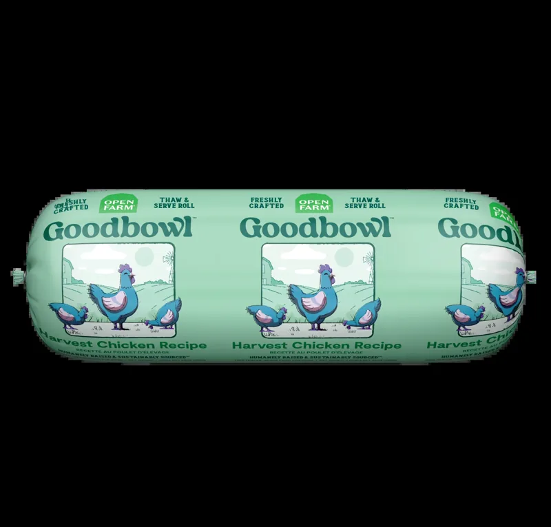 Open Farm Goodbowl Harvest Chicken Freshly Crafted Roll for Dogs