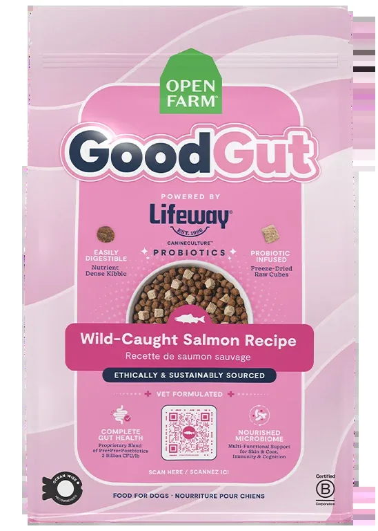 Open Farm GoodGut Wild-Caught Salmon Dog Kibble