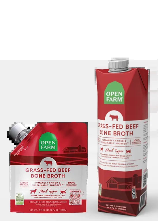 Open Farm Grass-Fed Beef Bone Broth for Cats