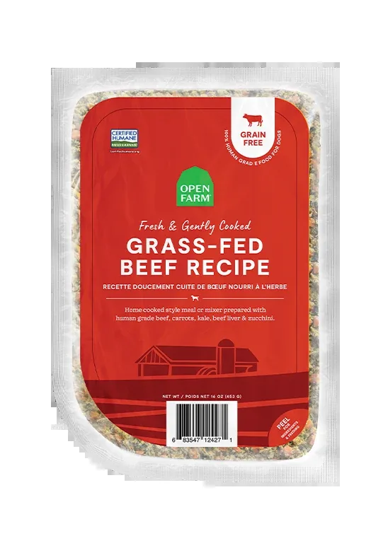 Open Farm Grass-Fed Beef Grain-Free Freshly Crafted Dog Food