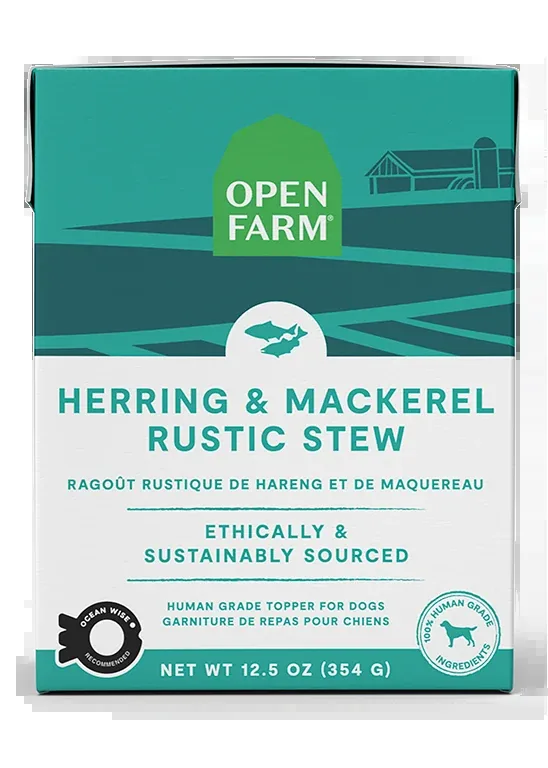 Open Farm Herring & Mackerel Rustic Stew Topper for Dogs