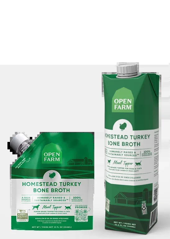Open Farm Homestead Turkey Bone Broth for Cats