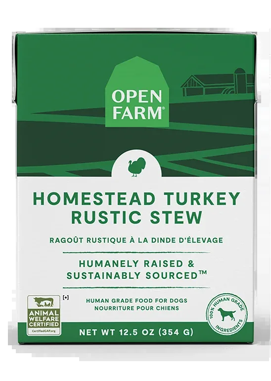 Open Farm Homestead Turkey Rustic Stew Wet Dog Food