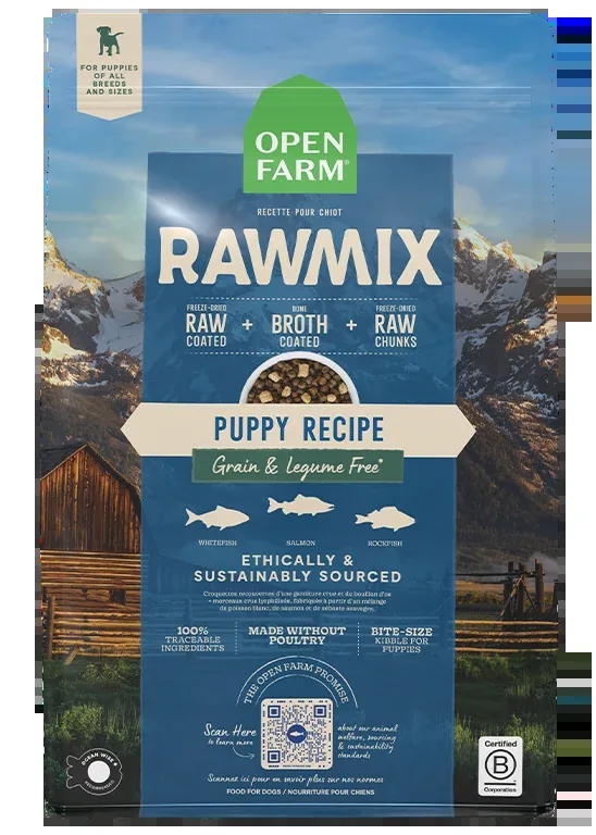 Open Farm RawMix Grain-Free Puppy Kibble