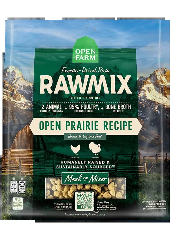 Open Farm RawMix Open Prairie Freeze Dried Raw Morsels for Dogs