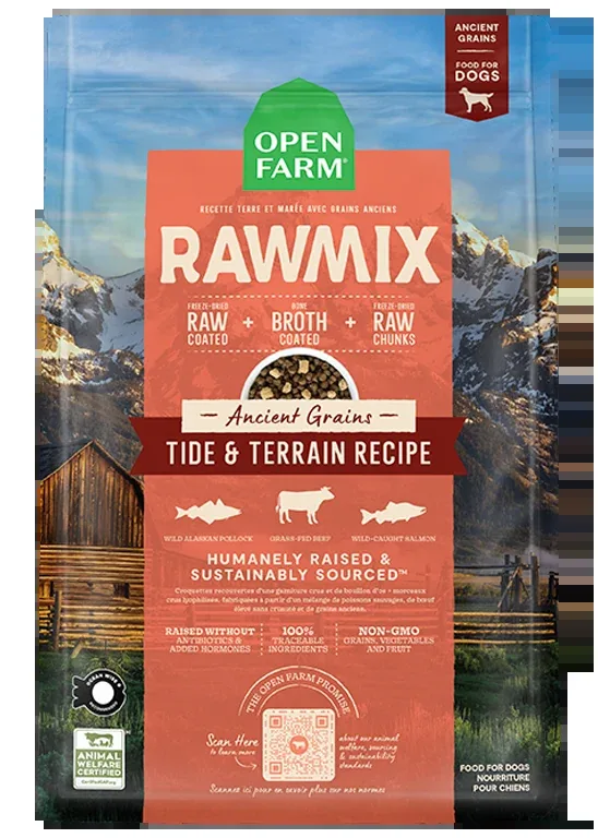 Open Farm RawMix Tide & Terrain Ancient Grains Dog Kibble