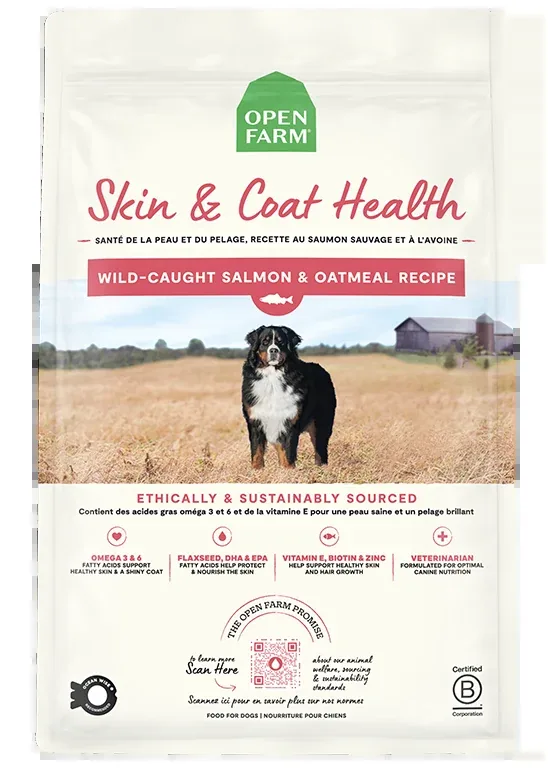 Open Farm Salmon & Oatmeal Skin & Coat Health Dog Kibble