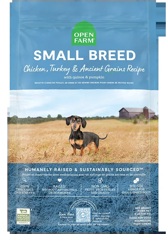 Open Farm Small Breed Ancient Grains Dog Kibble