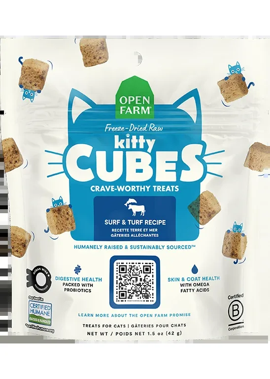 Open Farm Surf & Turf Kitty Cube Treats