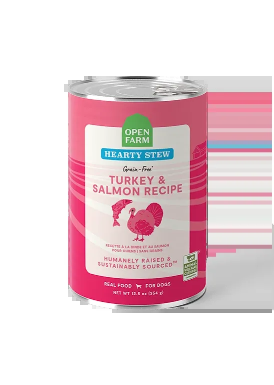 Open Farm Turkey & Salmon Hearty Stew Wet Dog Food
