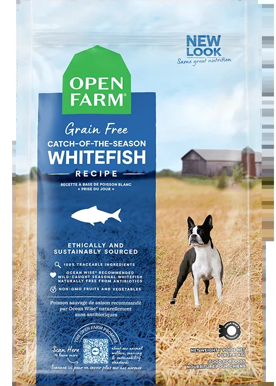 Open Farm Whitefish Grain-Free Dog Kibble