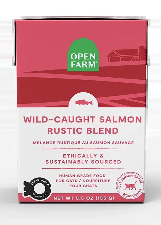 Open Farm Wild-Caught Salmon Rustic Blend Wet Cat Food