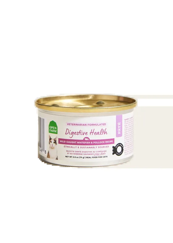 Open Farm Wild-Caught Whitefish & Pollock Digestive Health Pâté for Cats