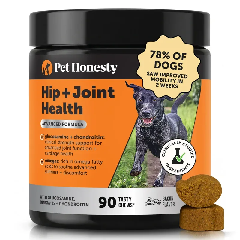 PetHonesty Hip + Joint Health Max Strength (Bacon Flavor)