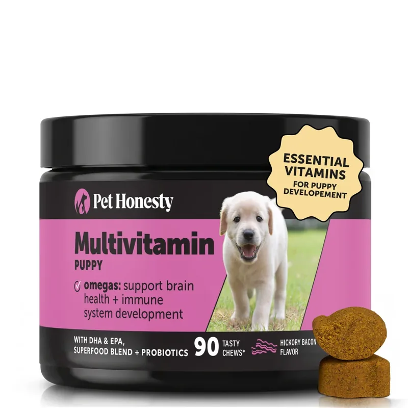 PetHonesty Puppy Multivitamin Chews (Bacon Flavor)