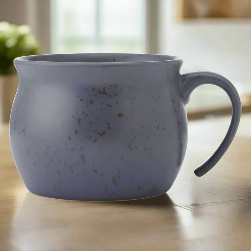 Pfaltzgraff Black Speckled Jumbo Soup Mug