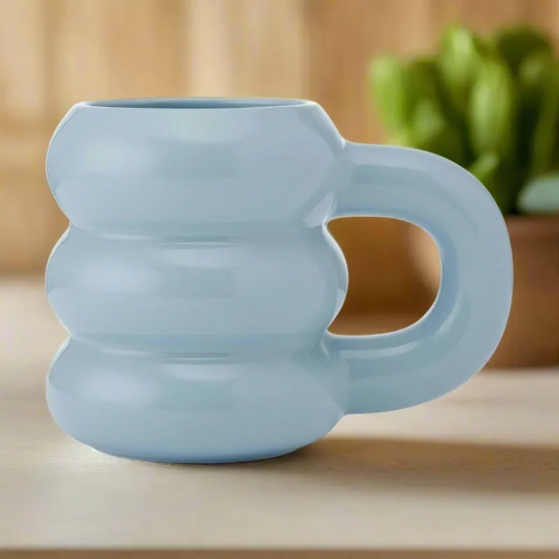 Pfaltzgraff Blue Rounded Cloud Mug