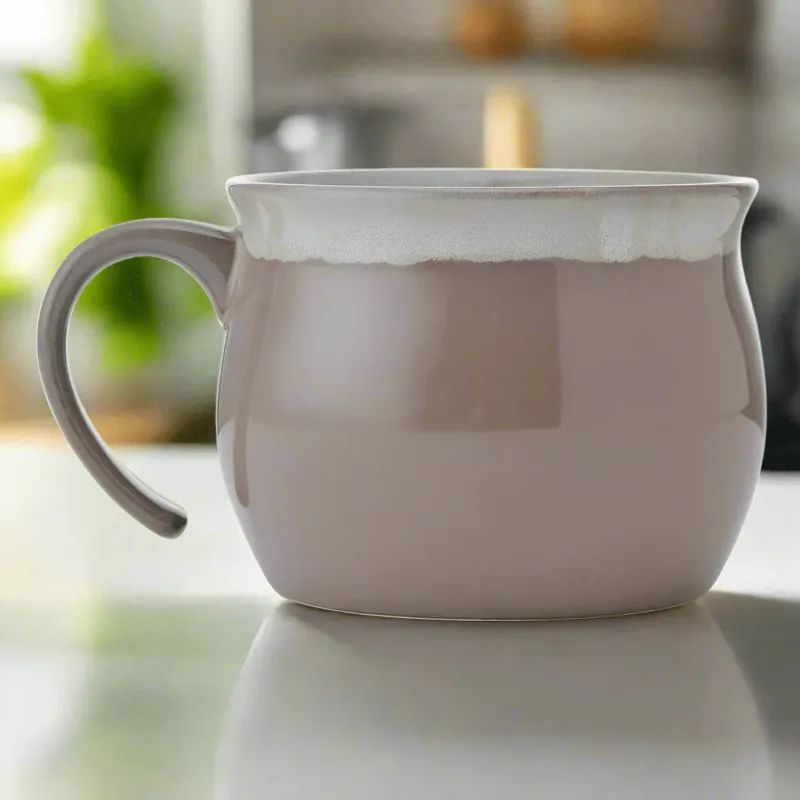 Pfaltzgraff Brown Banded Jumbo Soup Mug